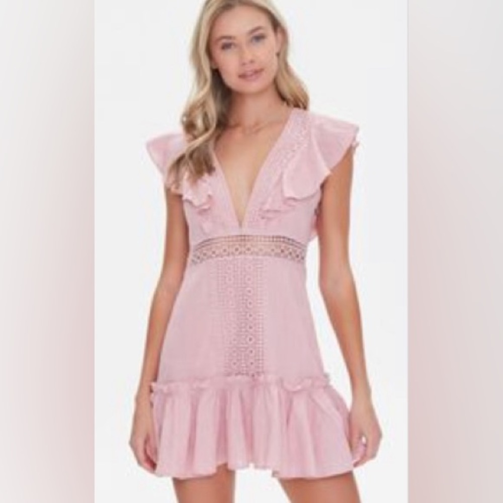 Forever 21 open lace waist and cut outback dress.